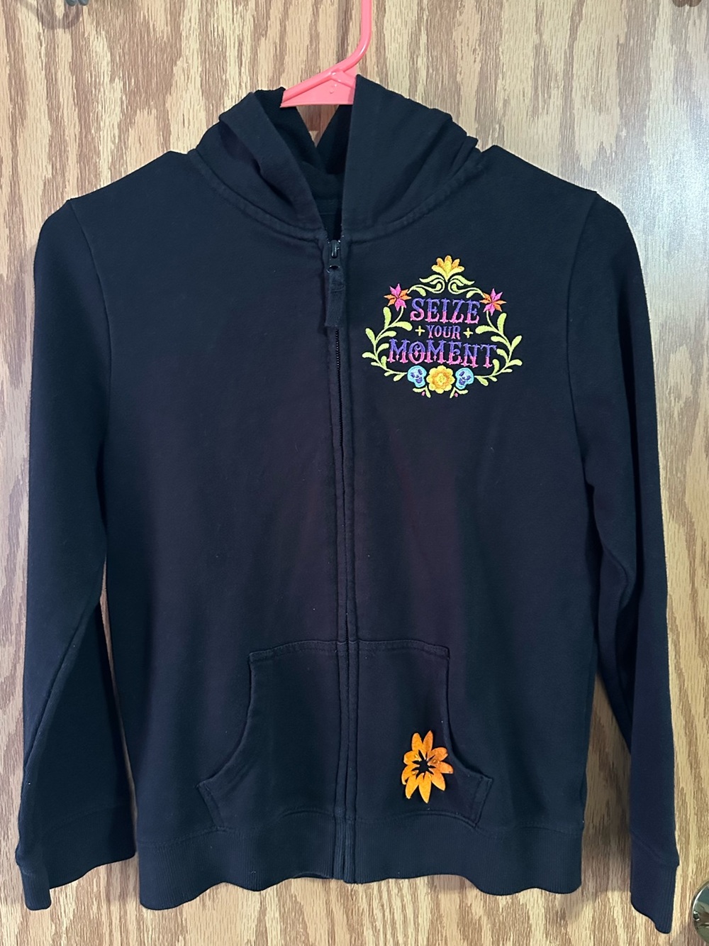Disney Coco Seize Your Moment Girls Full Zip Jacket Size Large